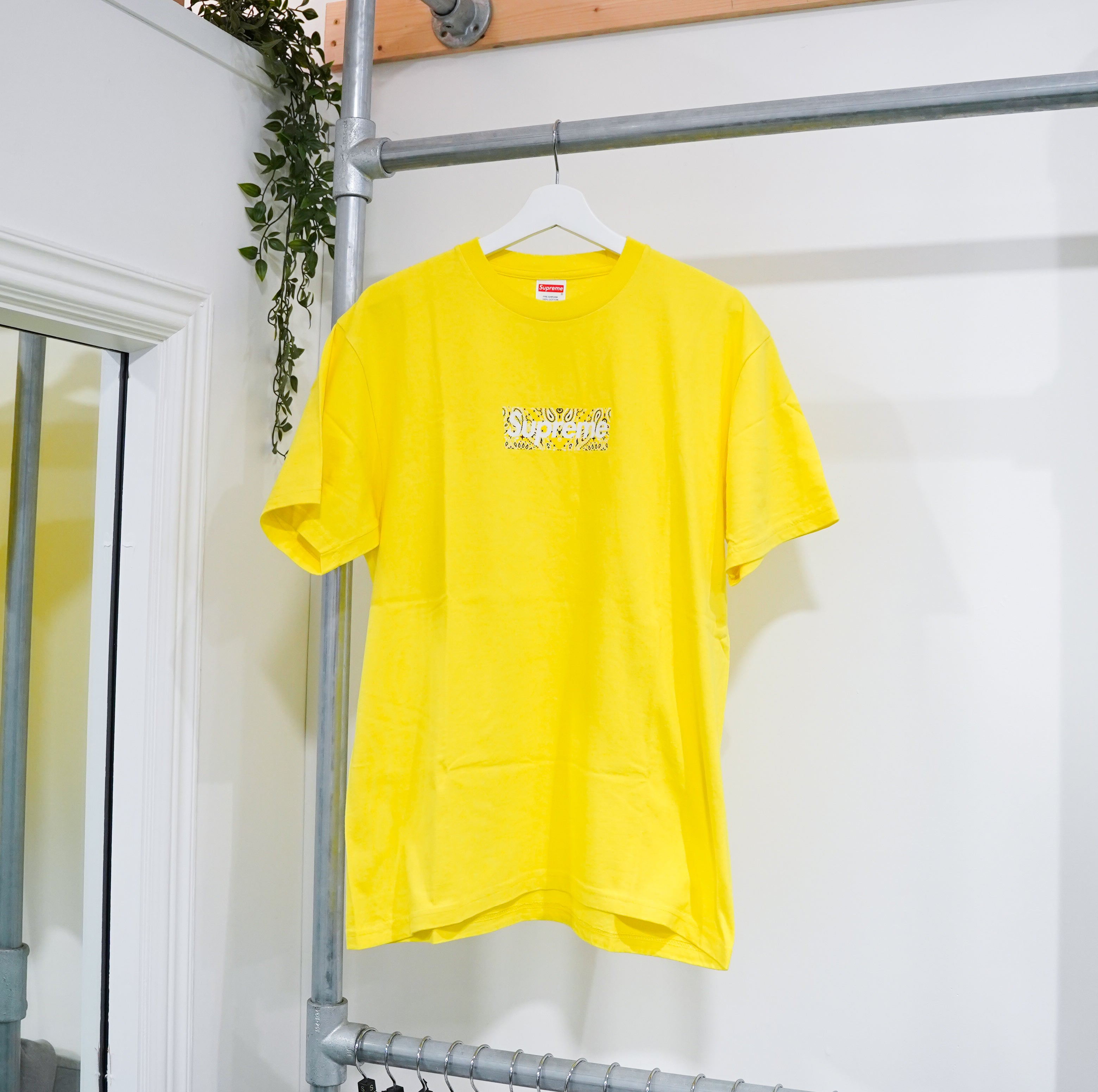 Yellow Supreme Box Logo Tee Bandana Supreme Bandana Box Logo Tee