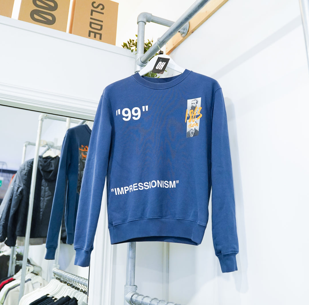 Clothing Impressionism Sweatshirt Off-White Crewneck – OH Scotland Ltd