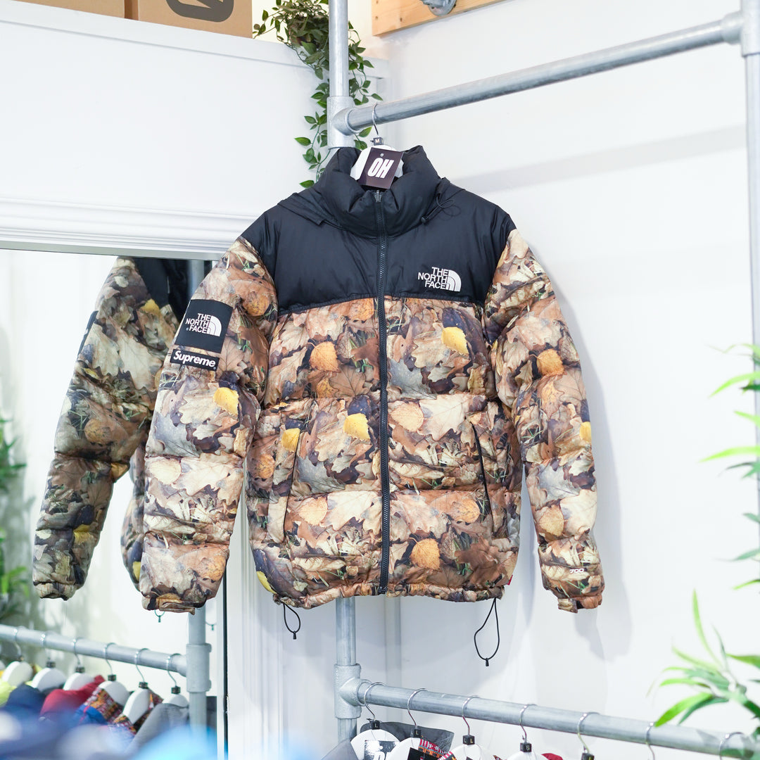 Supreme x TNF Nuptse Leaves – OH Scotland Ltd